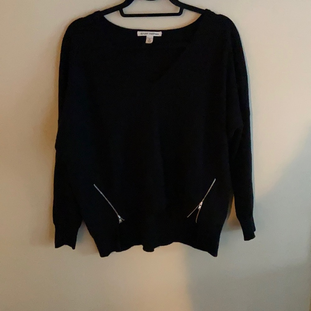 Autumn Cashmere Black Sweater